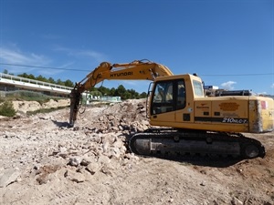 Esta semana han comenzado las obras con el movimiento de tierras