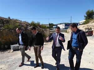 Esta mañana el primer edil ha visitado las obras del Lab La Nucía