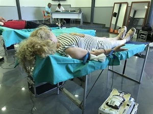 35 personas participaron en la Donación de Sangre de ayer