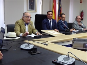 Miguel Guardiola, cronista de La Nucía, durante su discurso