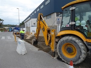 Obras de Mejora del Polígono en la avenida Villajoyosa