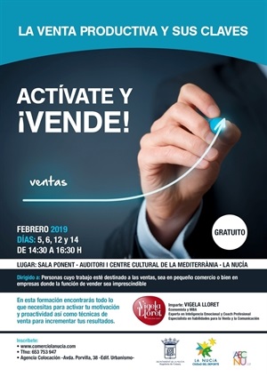 Las inscripciones para el curso "La Venta productiva y sus Claves" están abiertas hasta el lunes 4 de febrero