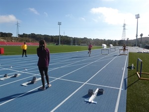 Los jóvenes fueron asesorados por dos entrenadores nacionales de atletismo