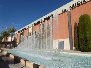 Vista del Pabellón de la Ciutat Esportiva Camilo Cano