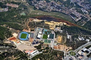 Vista aérea de la Ciutat Esportiva Camilo Cano