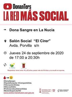 La captación será en el Salón Social El Cirer