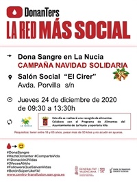 La Nucia Cartel sangre donacion nochebuena 2020