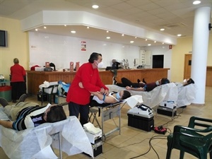 51 fueron aptas para la donación de sangre