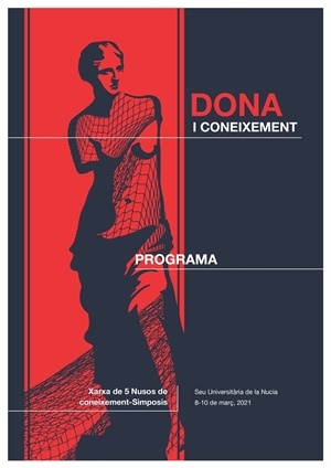 Cartel del Simposi "Dona i Coneixement"