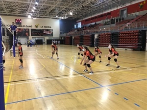 El infantil zonal durante su partido ante el Campello