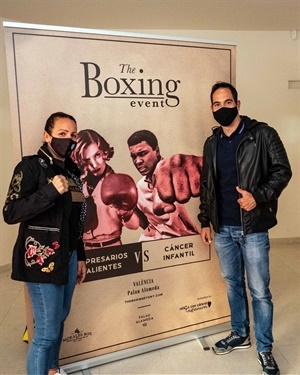 La deportista nuciera ya retirada participó en esta velada solidaria de boxeoNucia Eva Naranjo boxeo Valencia 2 2021