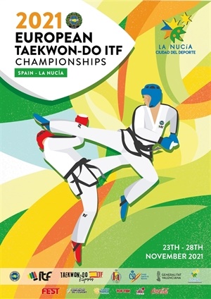 Cartel del Europeo de Taekwondo ITF