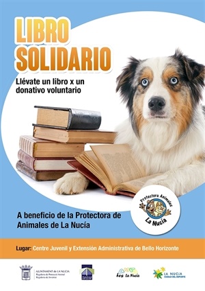 Cartel de la Campaña de Libros Solidarios