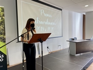 Silvia Ripoll, director del Colegio Muixara, durante su intervención