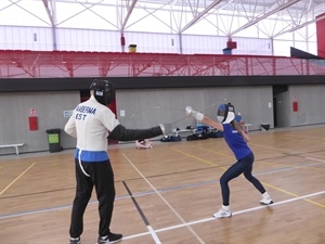 Durante tres días han entrenado en el Pabellón Muixara