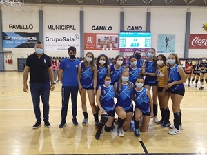El Club Voleibol Nou Alzira quedó segundo y también logró el ascenso