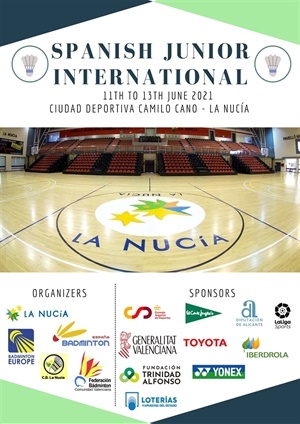 Cartel de este Torneo Internacional Junior de Bádminton