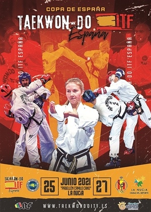 Cartel de la Copa de España de Taekwondo ITF 2021 Junior y Senior