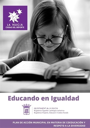 Cartel del proyecto de Educando en Igualdad