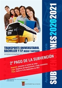 La Nucia Cartel Subv Transporte 2 pago 2021