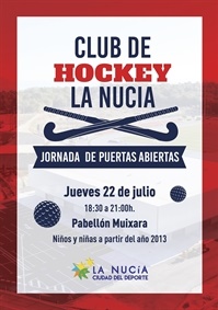 La Nucia Cartel Hockey Jornada Puertas Abiertas 2021