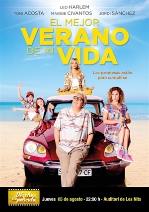 La película "El Mejor Verano de mi Vida" se proyectará esta noche a las 22 horas