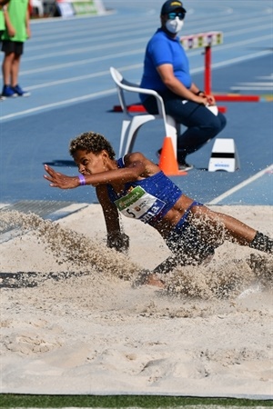 Yulimar Rojas batió el récord de salto de longitud de Venezuela en La Nucía